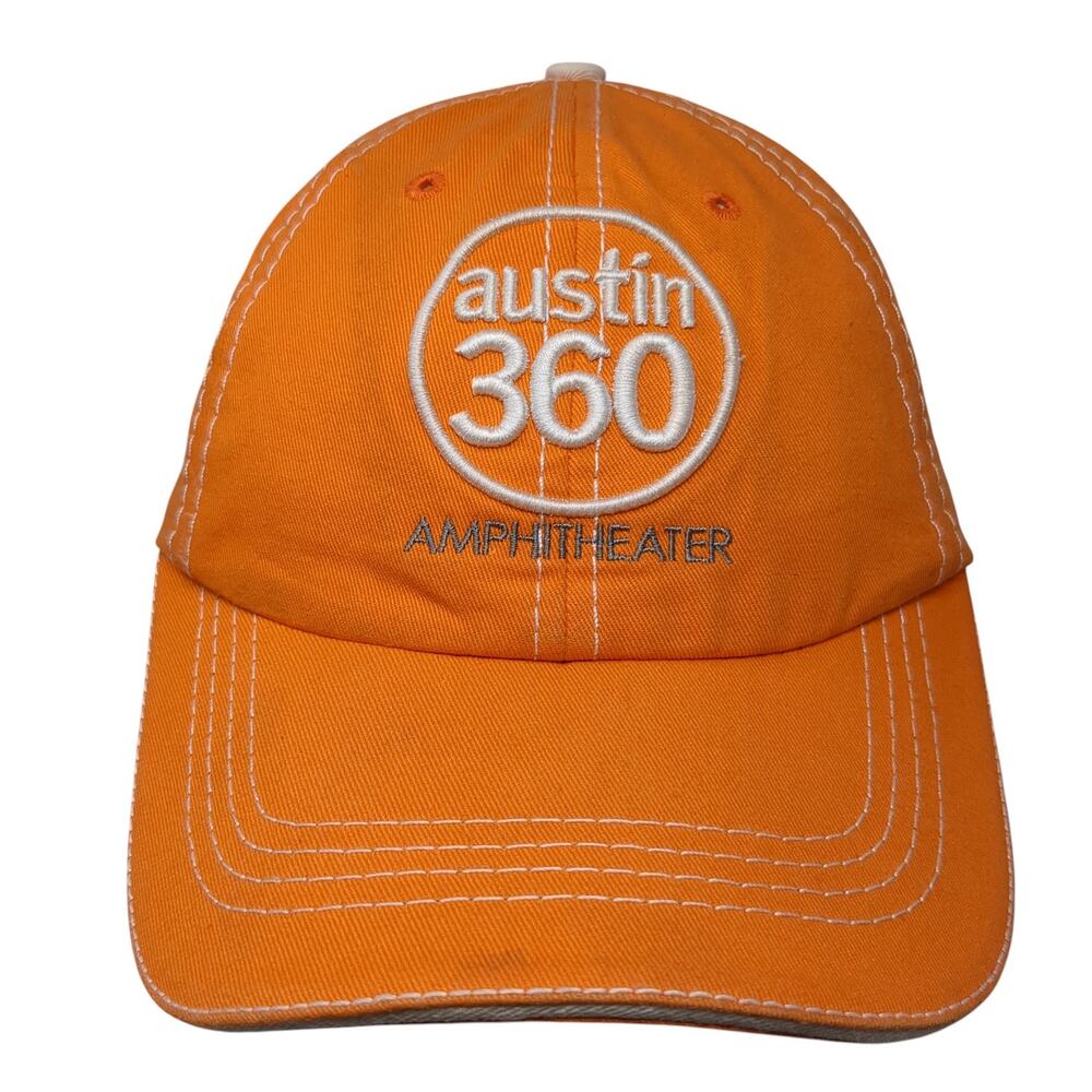 Austin360 Amphitheater Baseball Cap Orange OS Adjustable Circuit Of The Americas